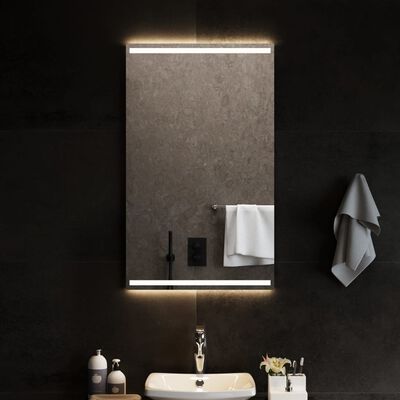 vidaXL LED-es fürdőszobatükör 60x100 cm