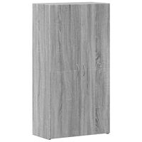 vidaXL szürke sonoma színű szerelt fa irattartó szekrény 60x32x115 cm
