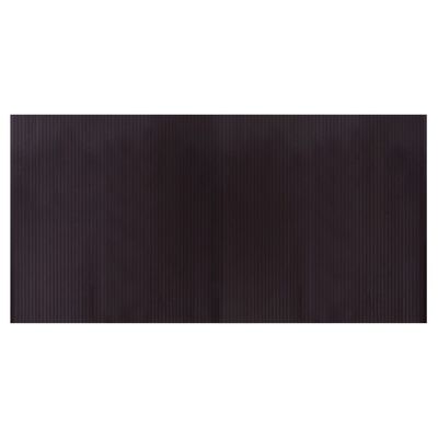 vidaXL négyszögletű sötétbarna bambusz szőnyeg 100 x 200 cm