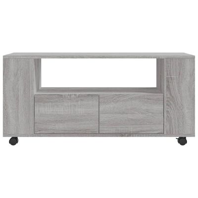 vidaXL szürke sonoma színű szerelt fa TV-szekrény 102x34,5x43 cm