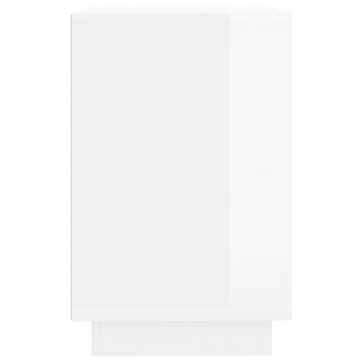 vidaXL magasfényű fehér szerelt fa tálalószekrény 102x35x55 cm