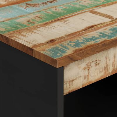vidaXL tömör újrahasznosított fa dohányzóasztal 90 x 50 x 40 cm