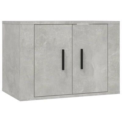 vidaXL 2 db betonszürke fali TV-szekrény 57x34,5x40 cm