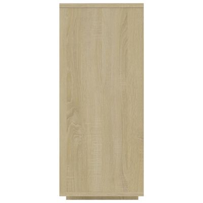 vidaXL sonoma-tölgyszínű szerelt fa tálalóasztal 120x30x75 cm