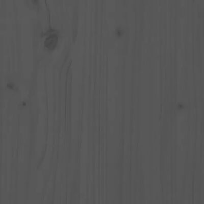 vidaXL szürke tömör fenyőfa fali fejtámla 95,5x3x110 cm
