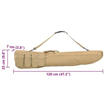 vidaXL oxford szövet puskatáska vállpánttal 120 cm