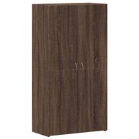 vidaXL barna tölgy színű szerelt fa irattartó szekrény 60x32x115 cm
