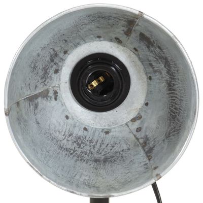 vidaXL vintage ezüst asztali lámpa 25 W 18x18x60 cm E27