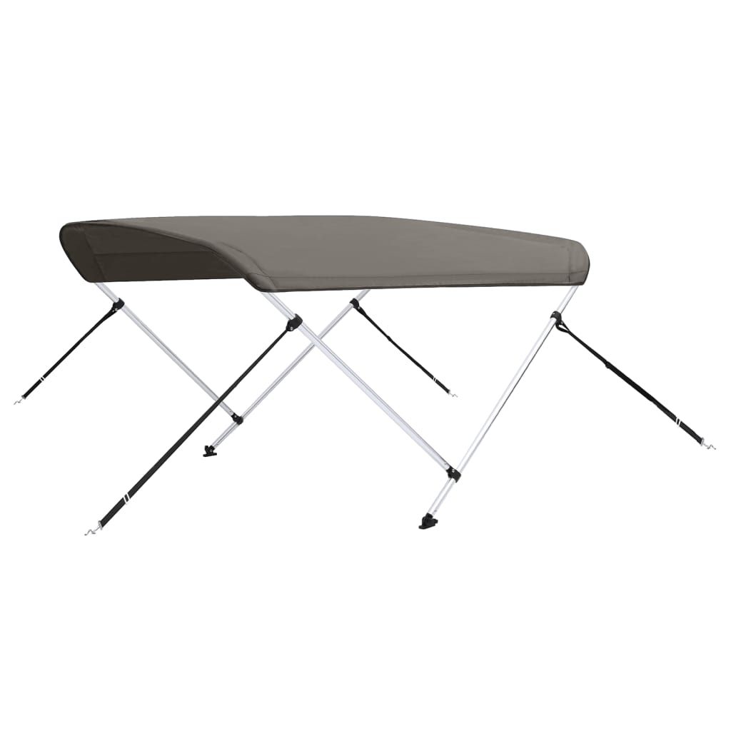 vidaXL szürke kétágú bimini tető 180 x 150 x 110 cm