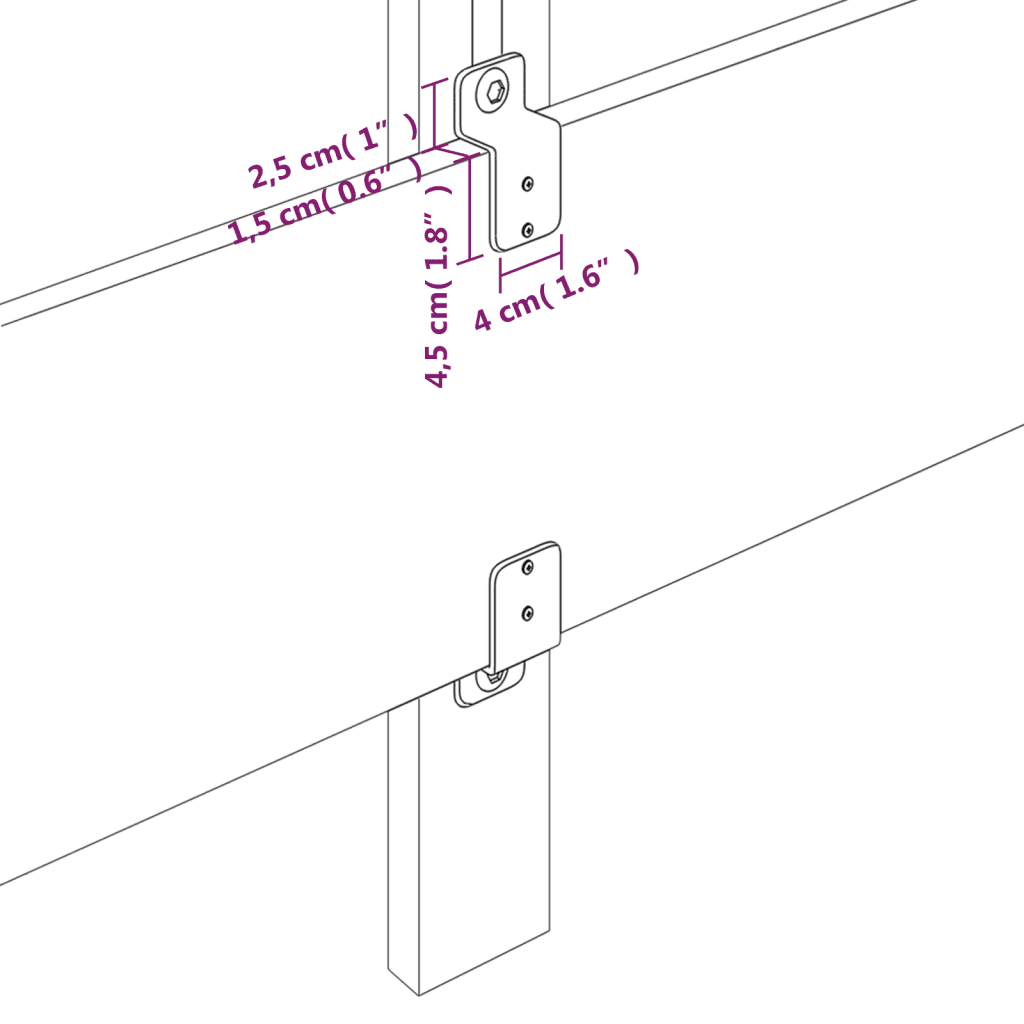 vidaXL fekete szövet LED-es fejtámla 90x5x118/128 cm