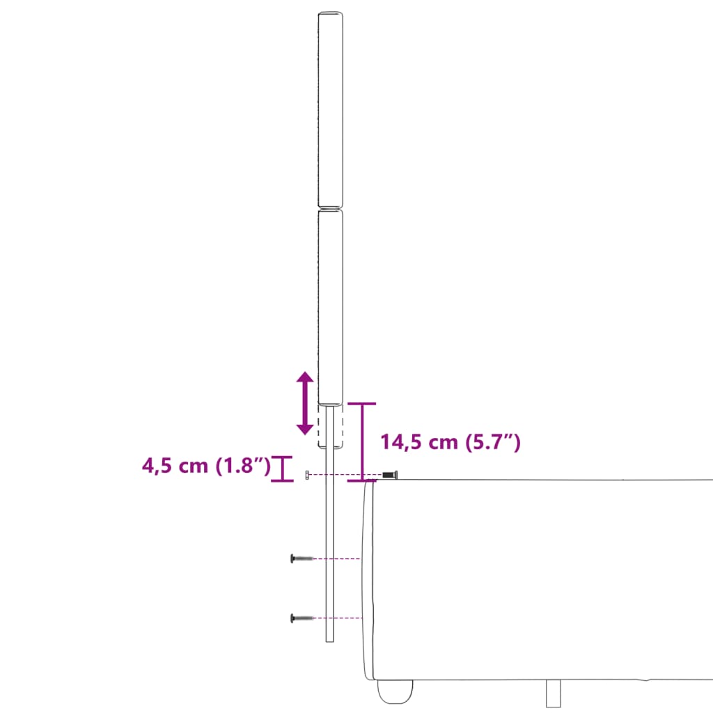 vidaXL sötétszürke szövet rugós ágy matraccal 120 x 190 cm