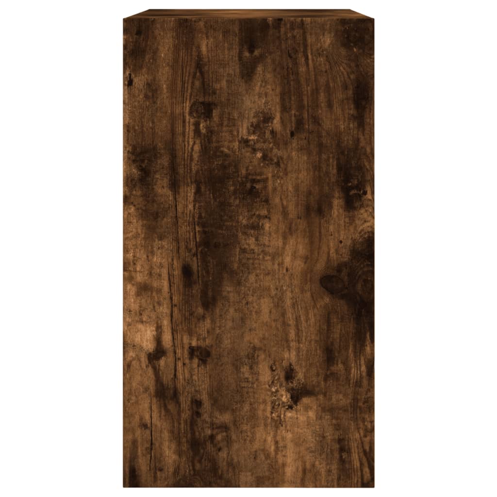 vidaXL füstös tölgyszínű szerelt fa cipőszekrény 60 x 34 x 63,5 cm