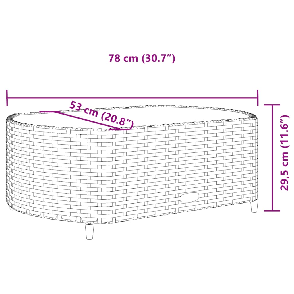 vidaXL 7 részes szürke polyrattan kerti ülőgarnitúra párnákkal