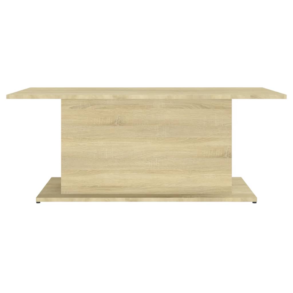 vidaXL sonoma-tölgyszínű szerelt fa dohányzóasztal 102x55,5x40 cm