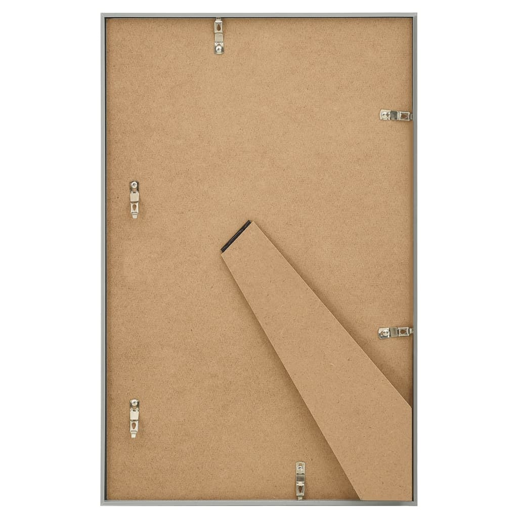 vidaXL 5 db ezüstszínű MDF asztali fényképkeret 10 x 15 cm