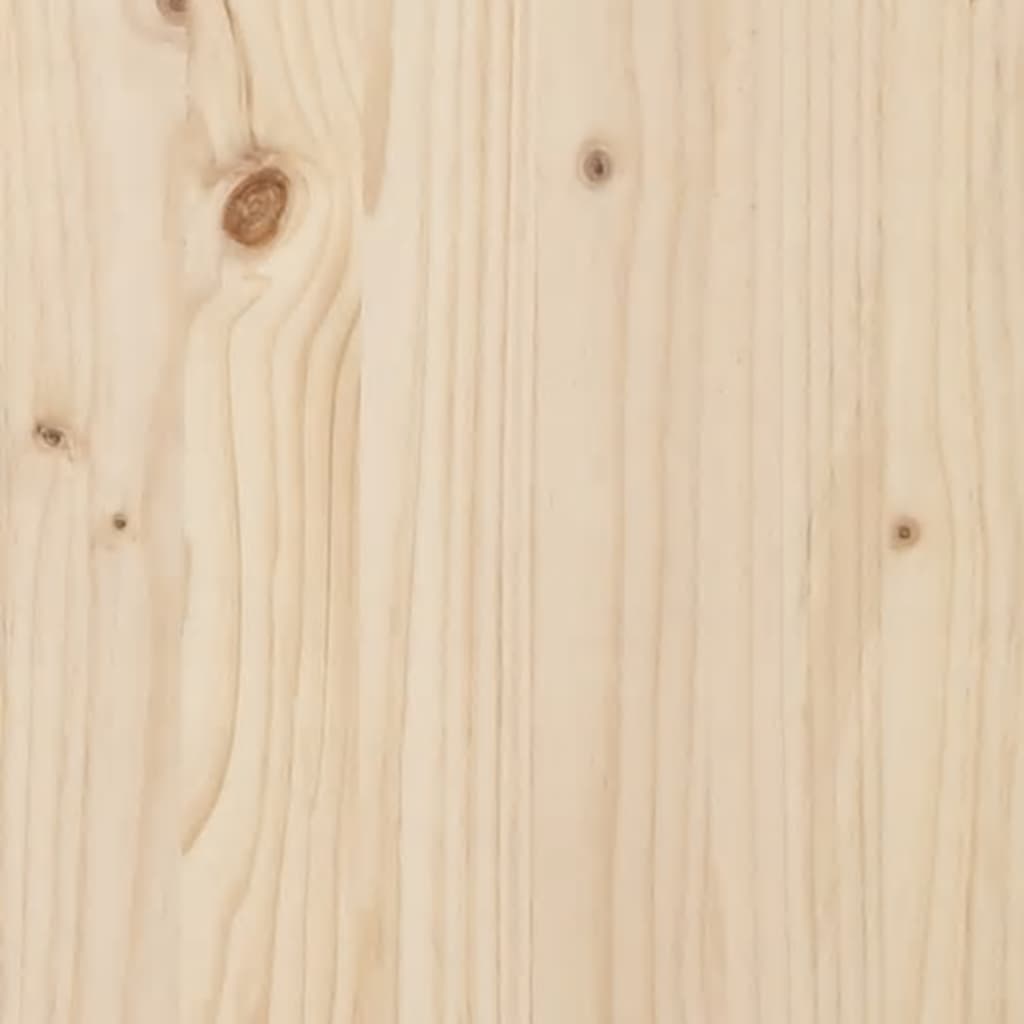 vidaXL gyerek tömör fenyőfa ágykeret 90 x 190 cm
