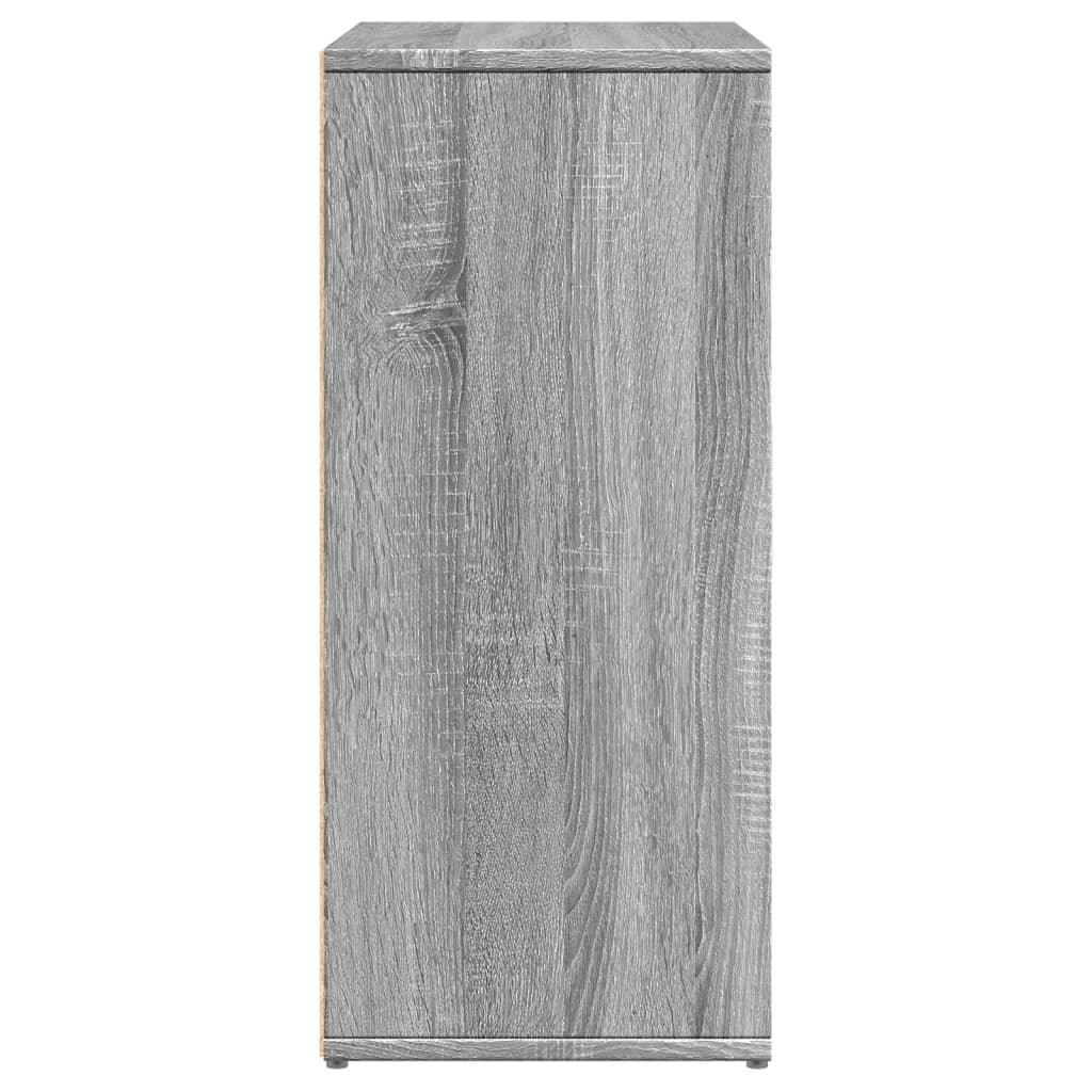 vidaXL 2 db szürke sonoma színű szerelt fa tálalószekrény 60x31x70 cm