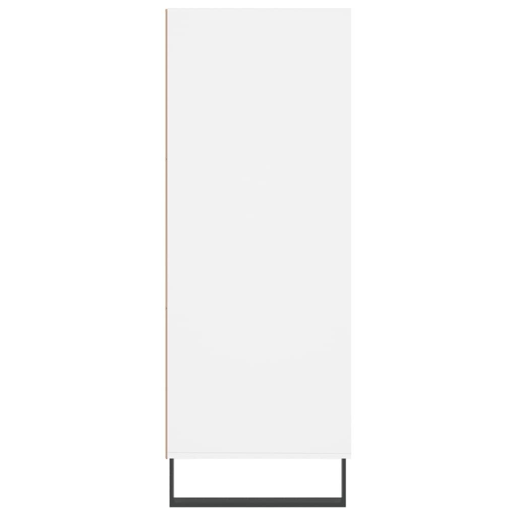 vidaXL fehér szerelt fa polcos szekrény 69,5 x 32,5 x 90 cm