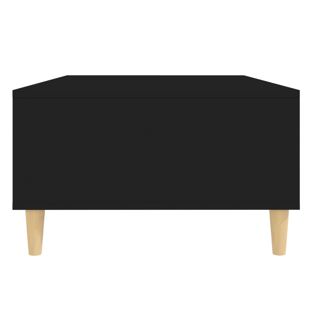 vidaXL fekete szerelt fa dohányzóasztal 103,5 x 60 x 35 cm
