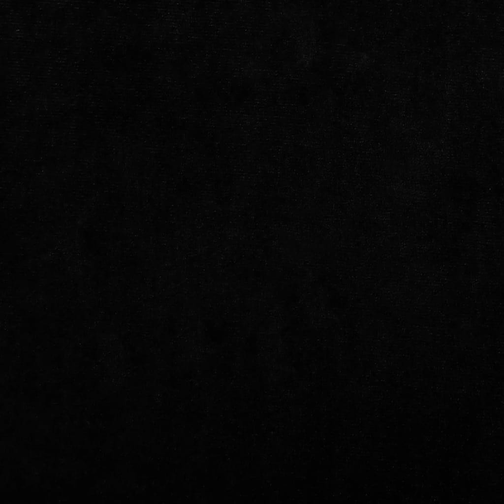 vidaXL fekete gyerek bársonykanapé 70 x 45 x 30 cm
