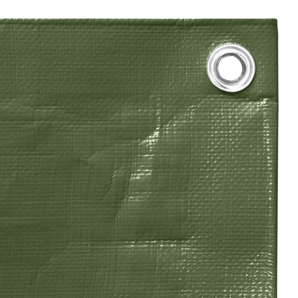 vidaXL zöld HDPE takaróponyva 260 g/m² 6 x 12 m