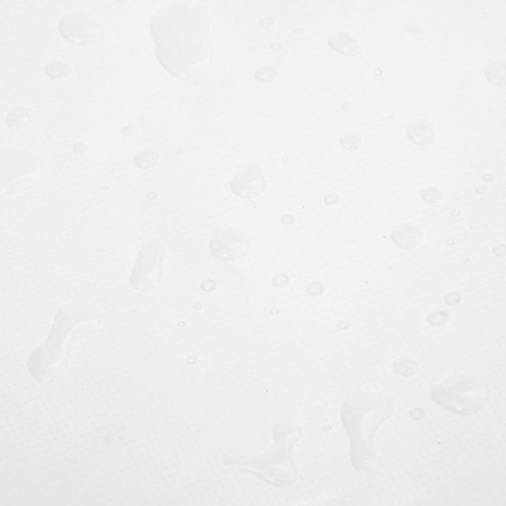 vidaXL fehér ponyva 1 x 2,5 m 650 g/m²