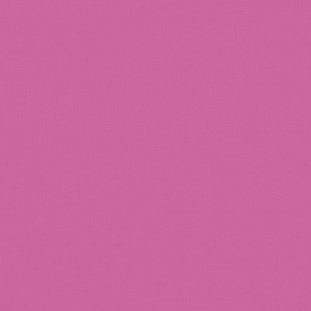vidaXL rózsaszín oxford-szövet kerek párna Ø 60 x 11 cm