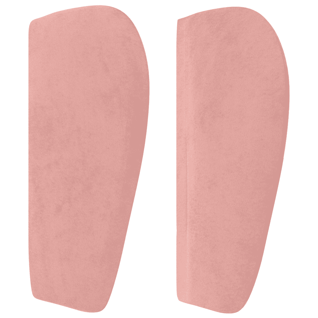 vidaXL rózsaszín bársony rugós ágy matraccal 120 x 200 cm