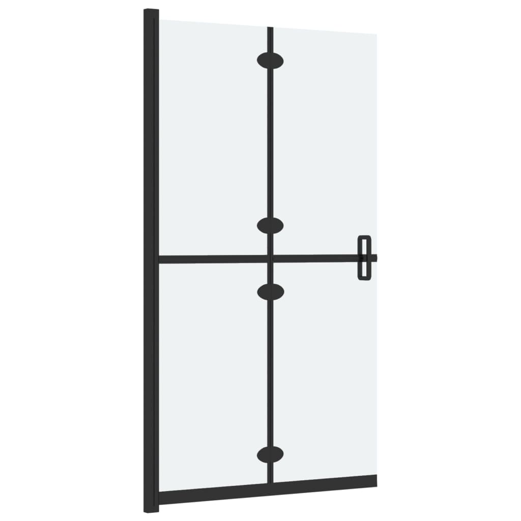 vidaXL ESG tejüveg összecsukható zuhanyfal 90 x 190 cm