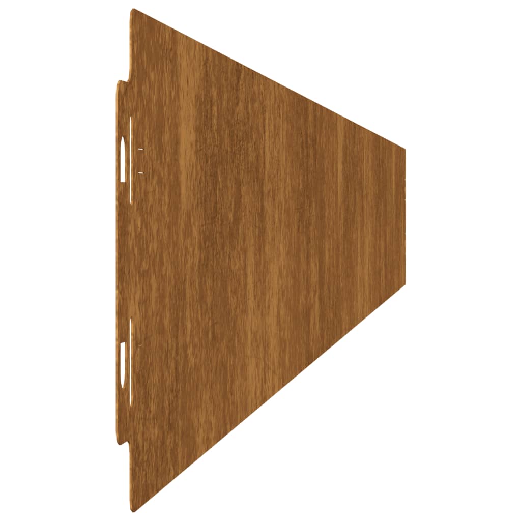 vidaXL 50 db rugalmas corten acél gyepszegély 10 x 103 cm