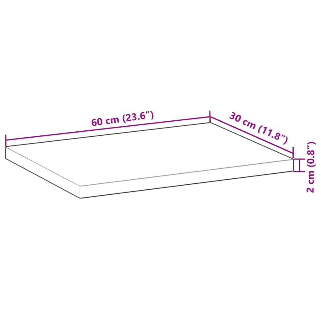 vidaXL 3 db olajbevonatú tömör akácfa függőpolc 60 x 30 x 2 cm