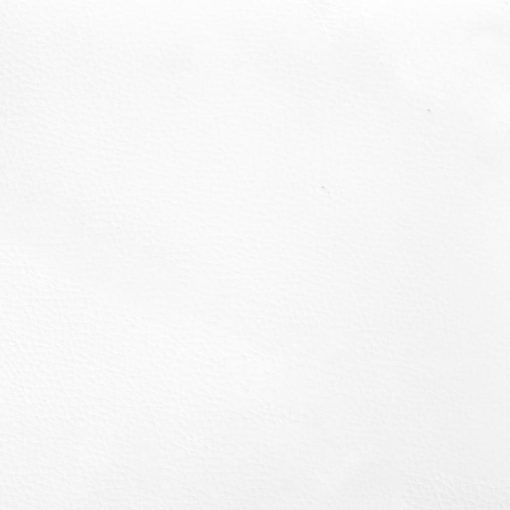 vidaXL fehér műbőr fejtámla szárnyakkal 83 x 23 x 118/128 cm