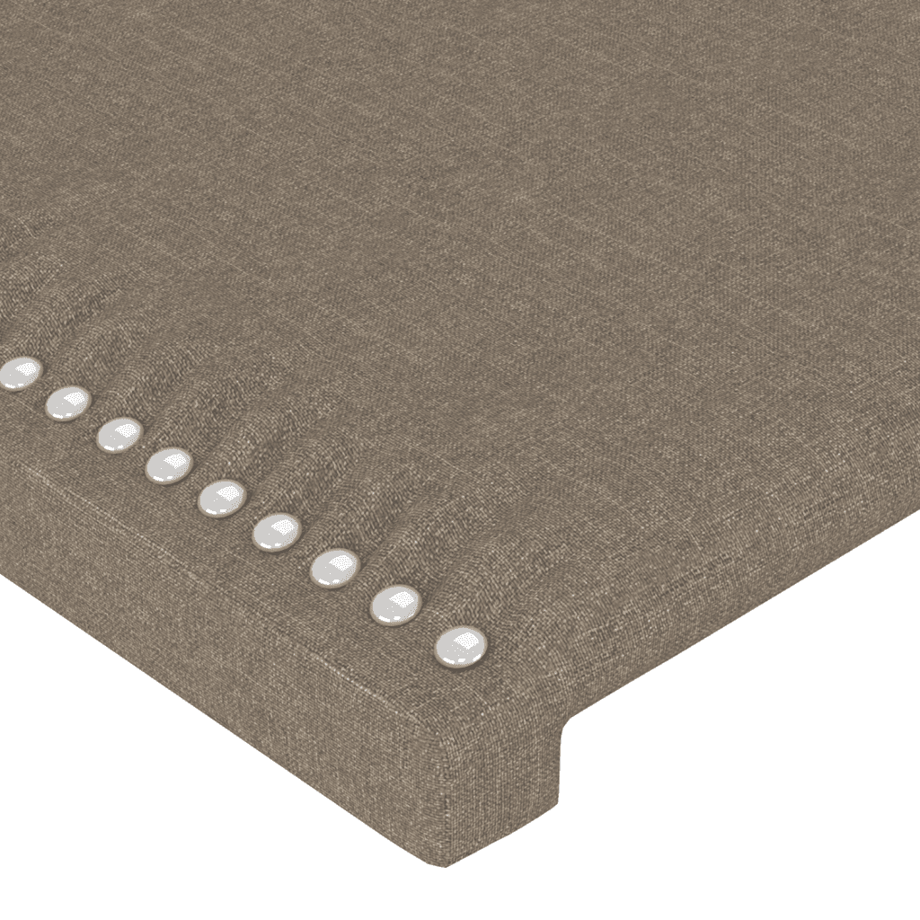 vidaXL tópszínű szövet rugós ágy matraccal 160 x 200 cm