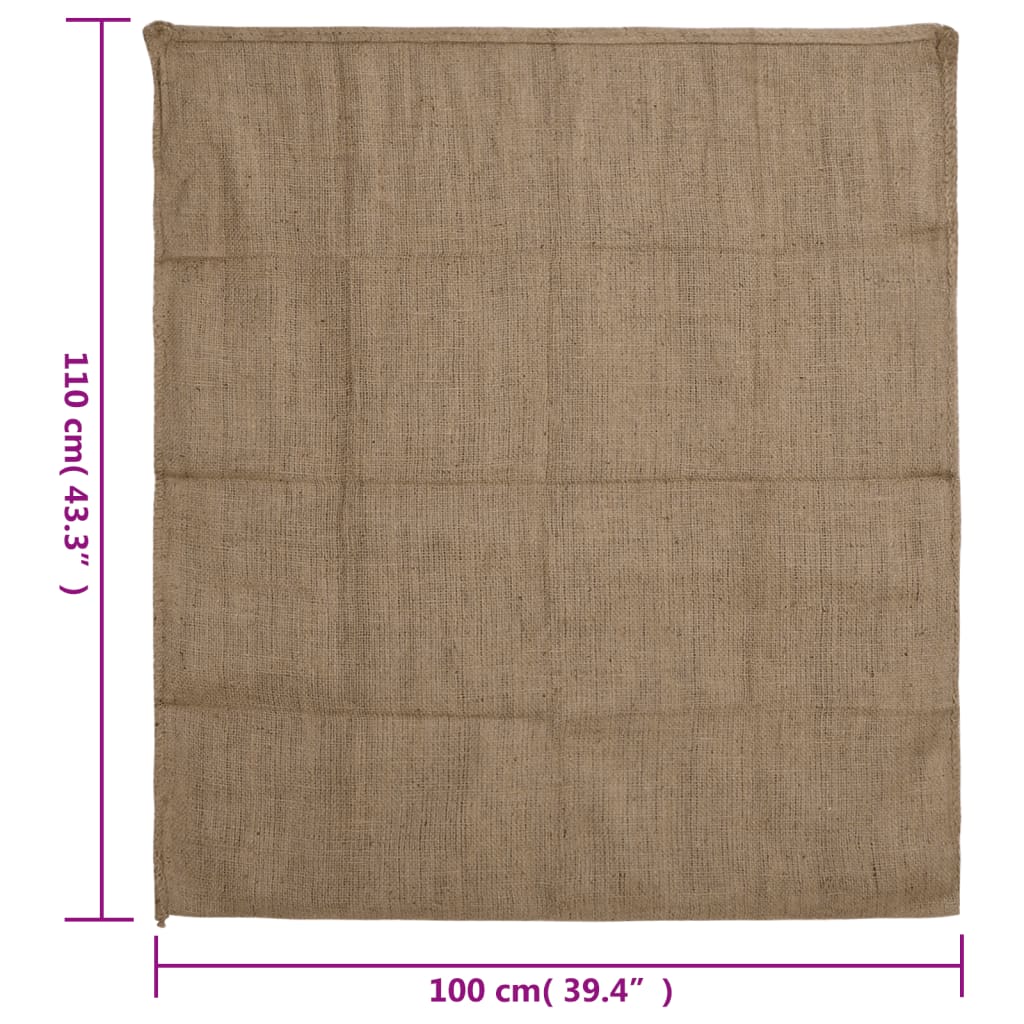 vidaXL 30 db jutazsák 100 x 110 cm 100% juta 340 g/m2