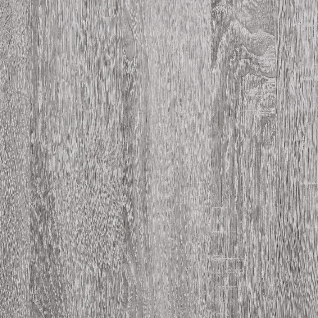 vidaXL szürke sonoma színű szerelt fa íróasztal 139 x 139 x 75 cm