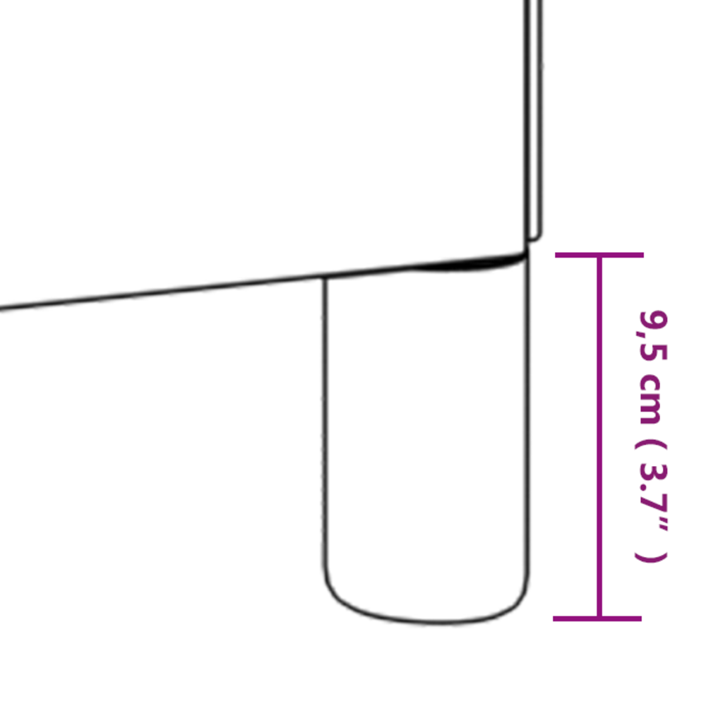 vidaXL krémszínű szövet ágykeret matrac nélkül 200 x 200 cm