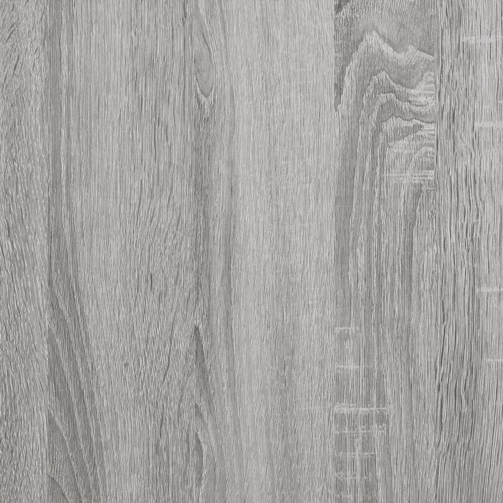 vidaXL 2 db szürke sonoma színű szerelt fa éjjeliszekrény 40x42x50 cm