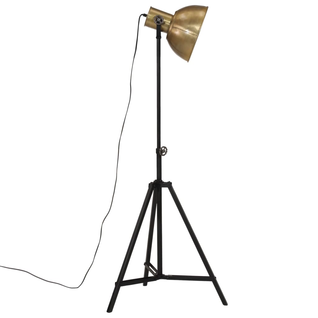 vidaXL antik sárgaréz állólámpa 25 W 61x61x90/150 cm E27