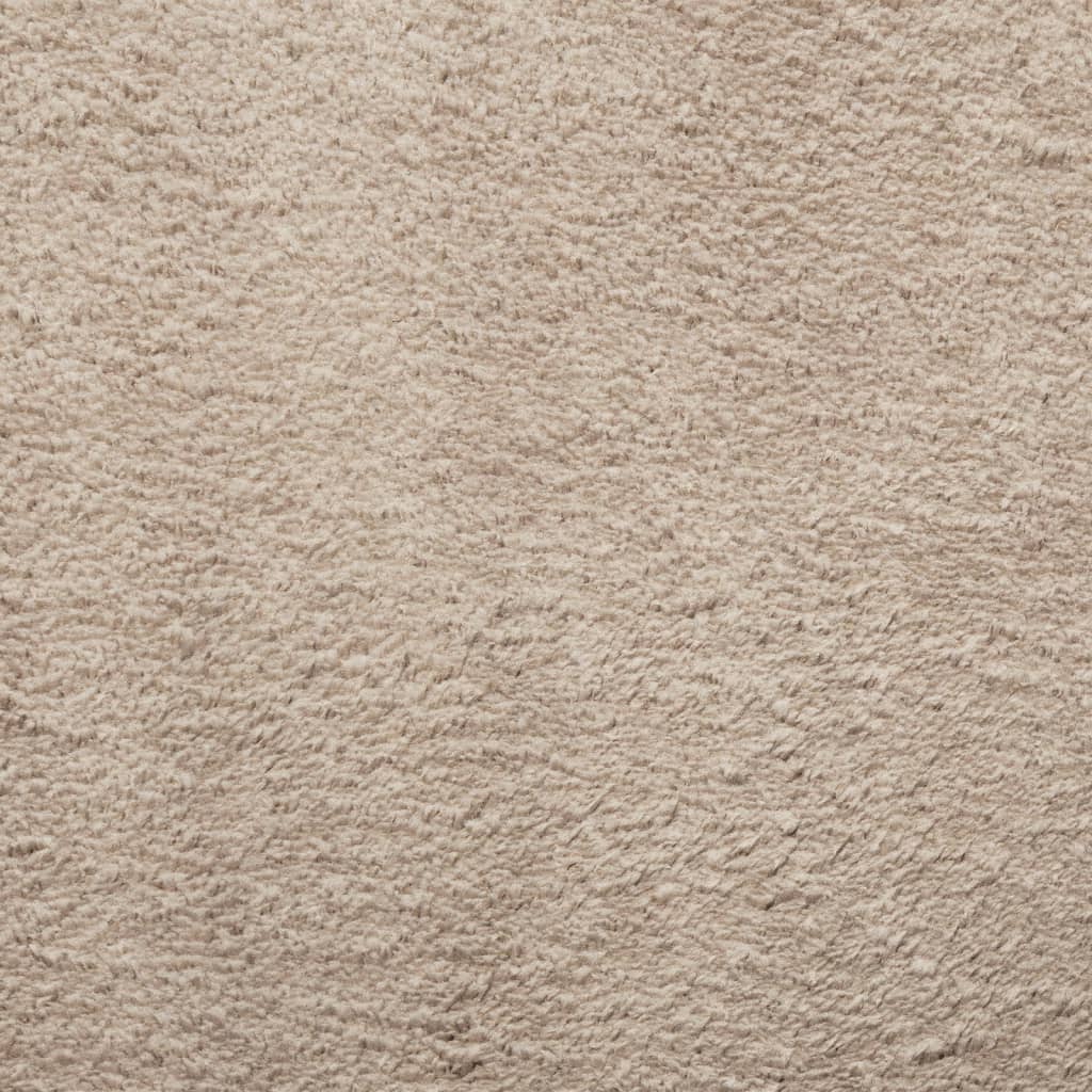 vidaXL HUARTE homokszínű rövid szálú puha és mosható szőnyeg 80x150 cm