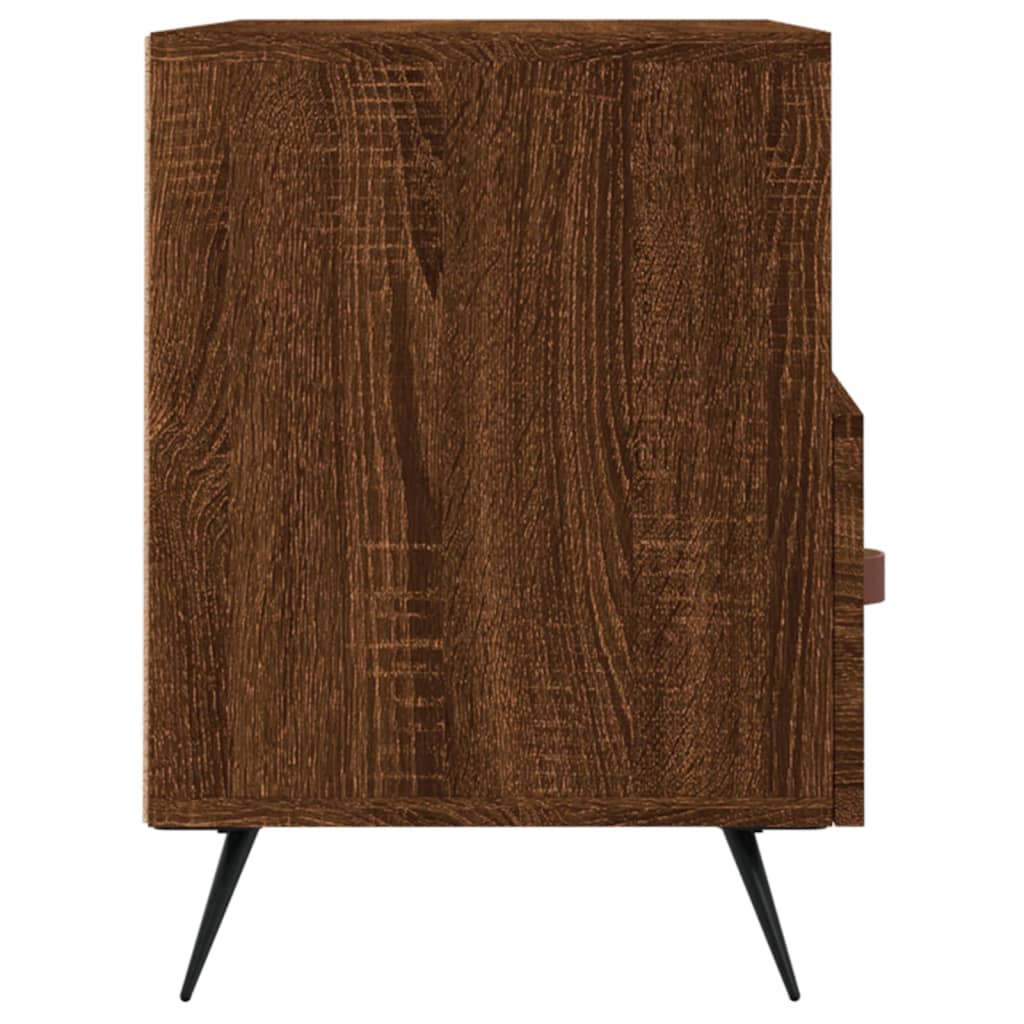 vidaXL barna tölgyszínű szerelt fa TV-szekrény 80 x 36 x 50 cm
