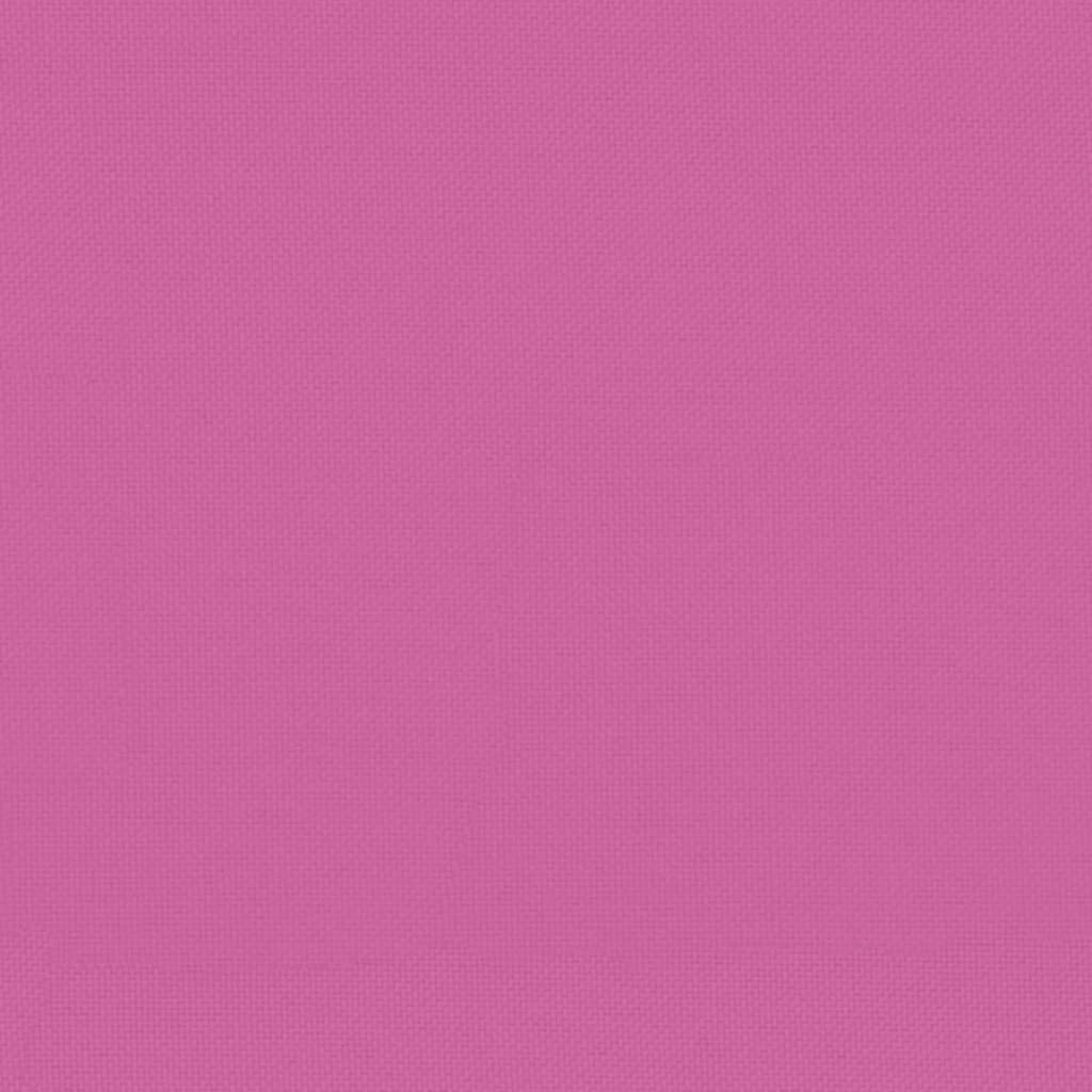 vidaXL rózsaszín szövet raklappárna 50 x 50 x 12 cm