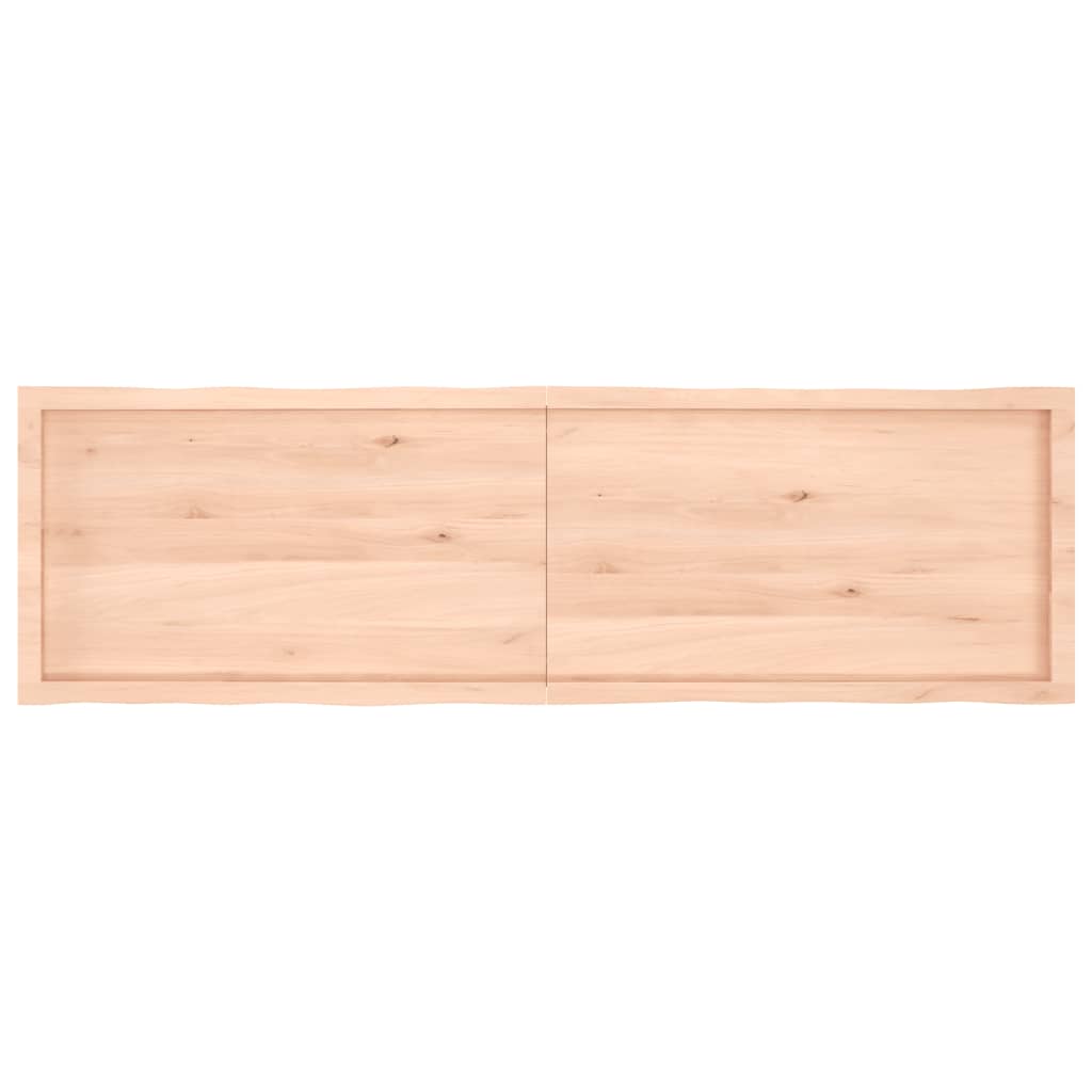 vidaXL kezeletlen tömör fa asztallap 180x50x(2-6) cm