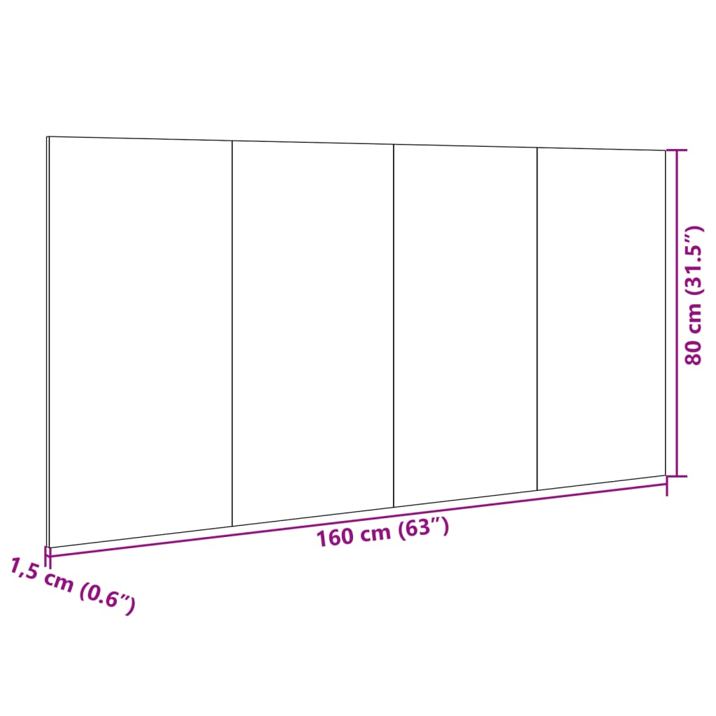 vidaXL barna tölgy színű szerelt fa ágyfejtámla szekrényekkel 160 cm