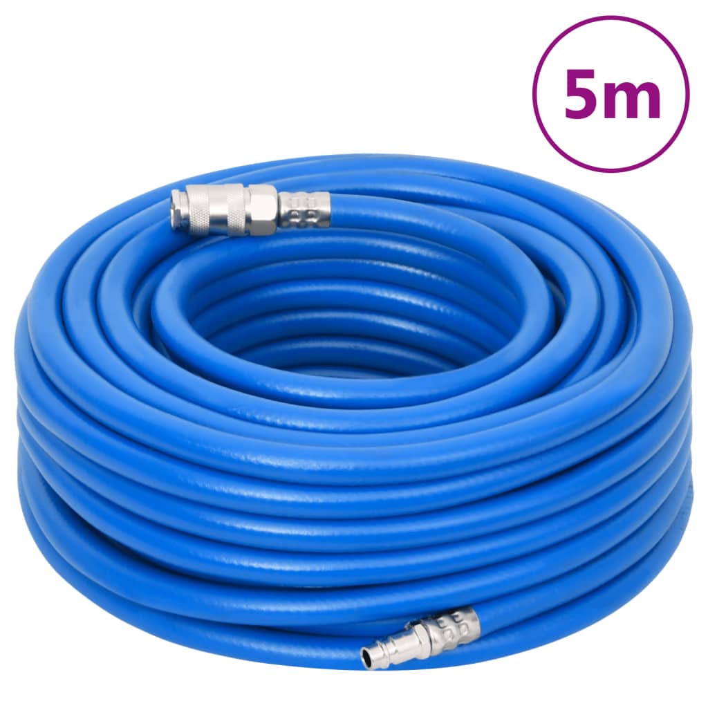 vidaXL kék PVC légtömlő 0,6" 5 m