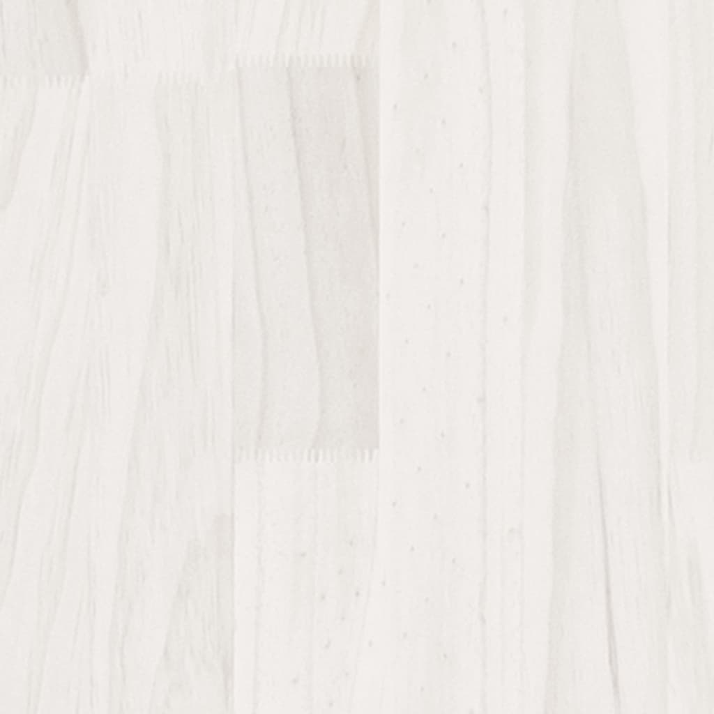 vidaXL ötszintes fehér fenyőfa könyvszekrény 80 x 30 x 175 cm