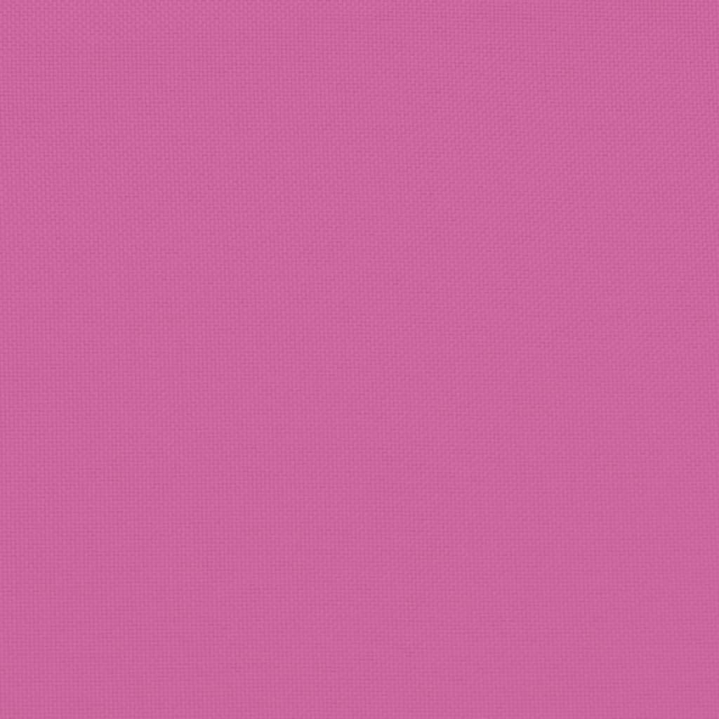 vidaXL rózsaszín szövet raklappárna 120 x 80 x 12 cm