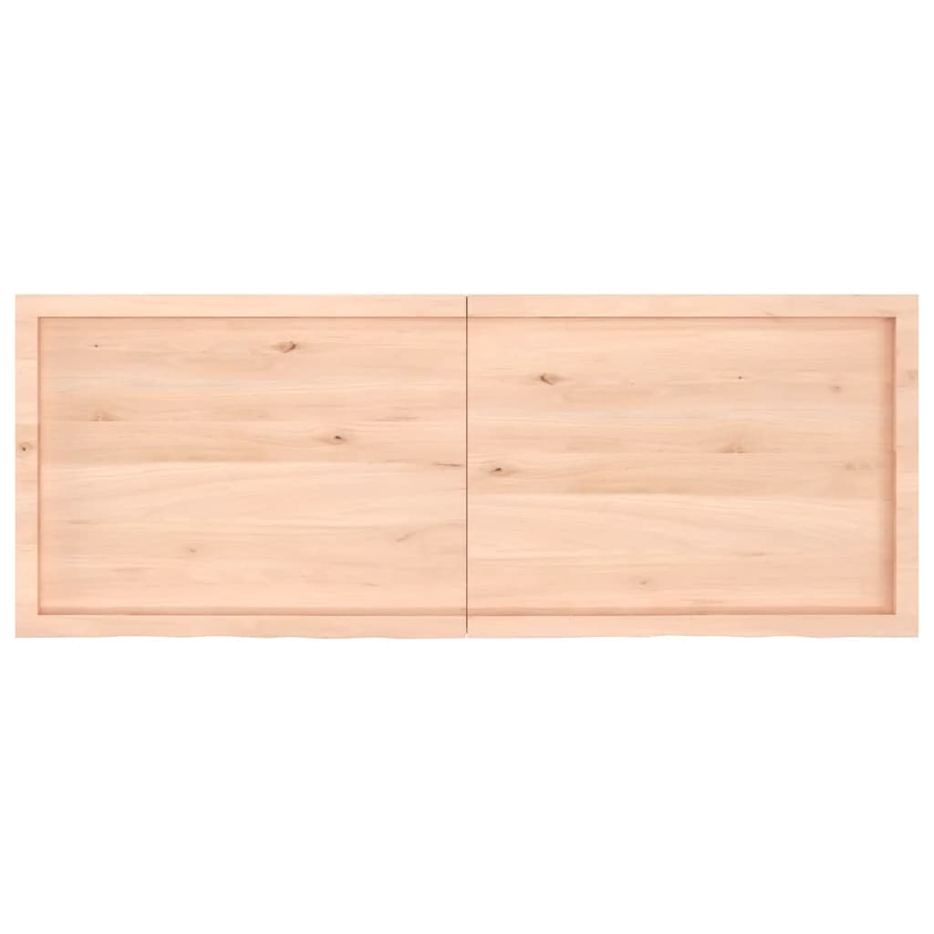 vidaXL kezeletlen tömör tölgyfa asztallap 160x60x(2-4) cm