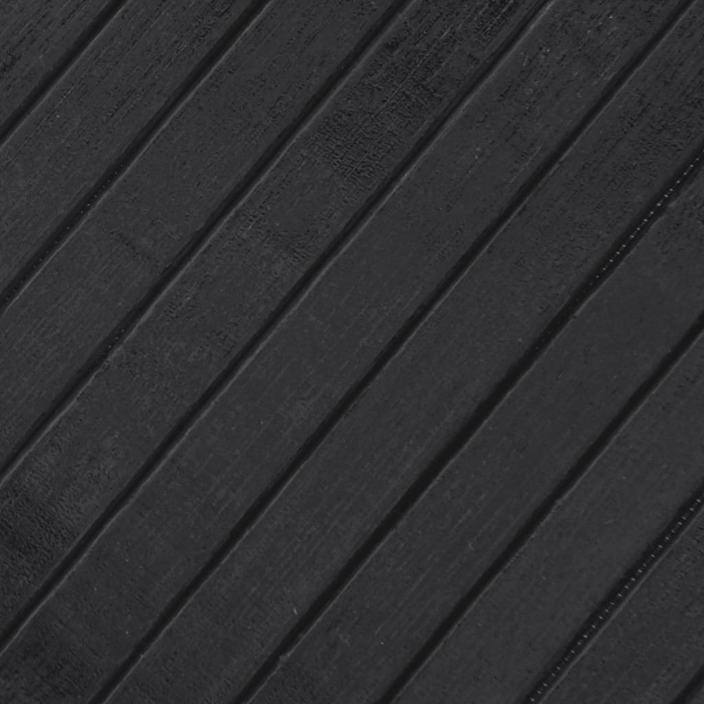 vidaXL kerek szürke bambusz szőnyeg 60 cm