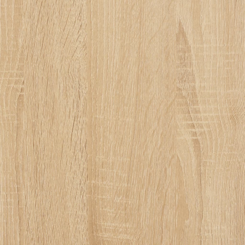 vidaXL sonoma-tölgyszínű szerelt fa dohányzóasztal 100 x 30,5 x 75 cm