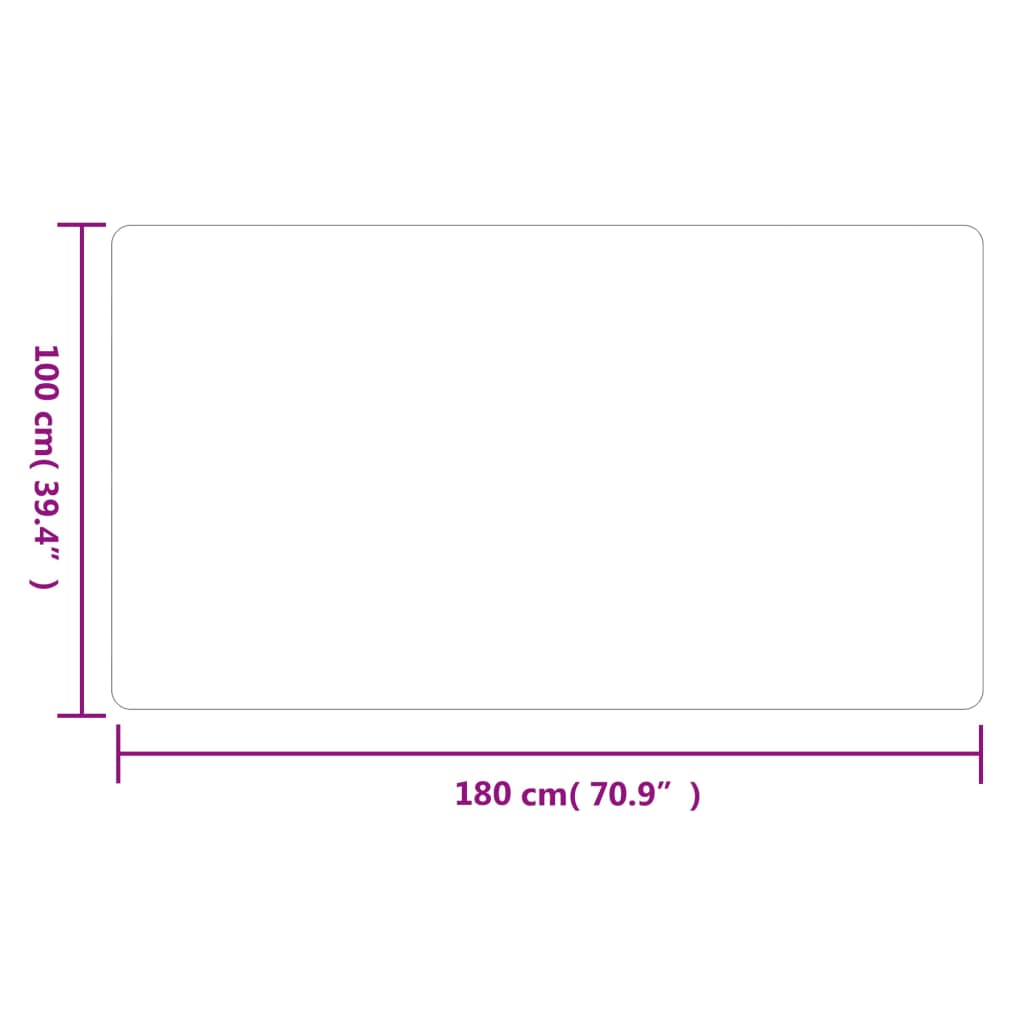 vidaXL antracitszürke futószőnyeg 100 x 180 cm